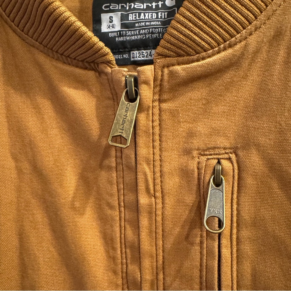 Carhartt Women's Bomber Jacket Rugged Flex Relaxed Fit Size S - Picture 10 of 16